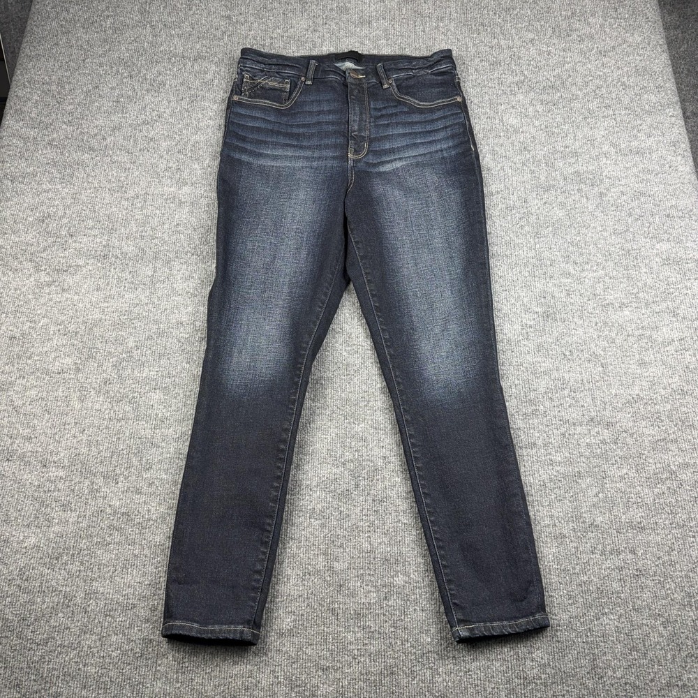 Buckle Black Jeans Womens 32x29 Dark Wash Ankle Skinny Fit No 35 Blue Denim